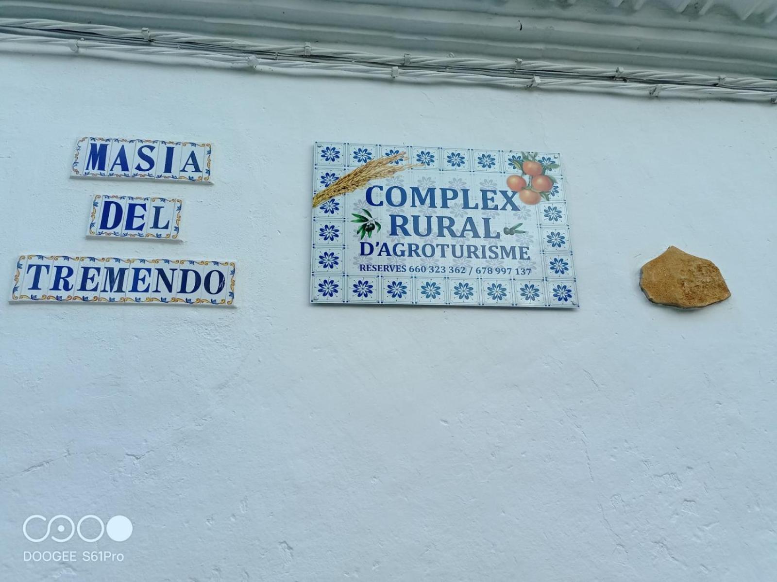 Casa Rural Complex Masia Del Tremendo Y Agroturismo Camarles Εξωτερικό φωτογραφία